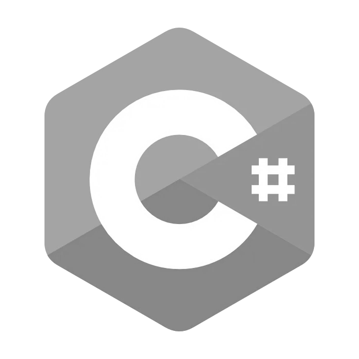 logo of C# unselected